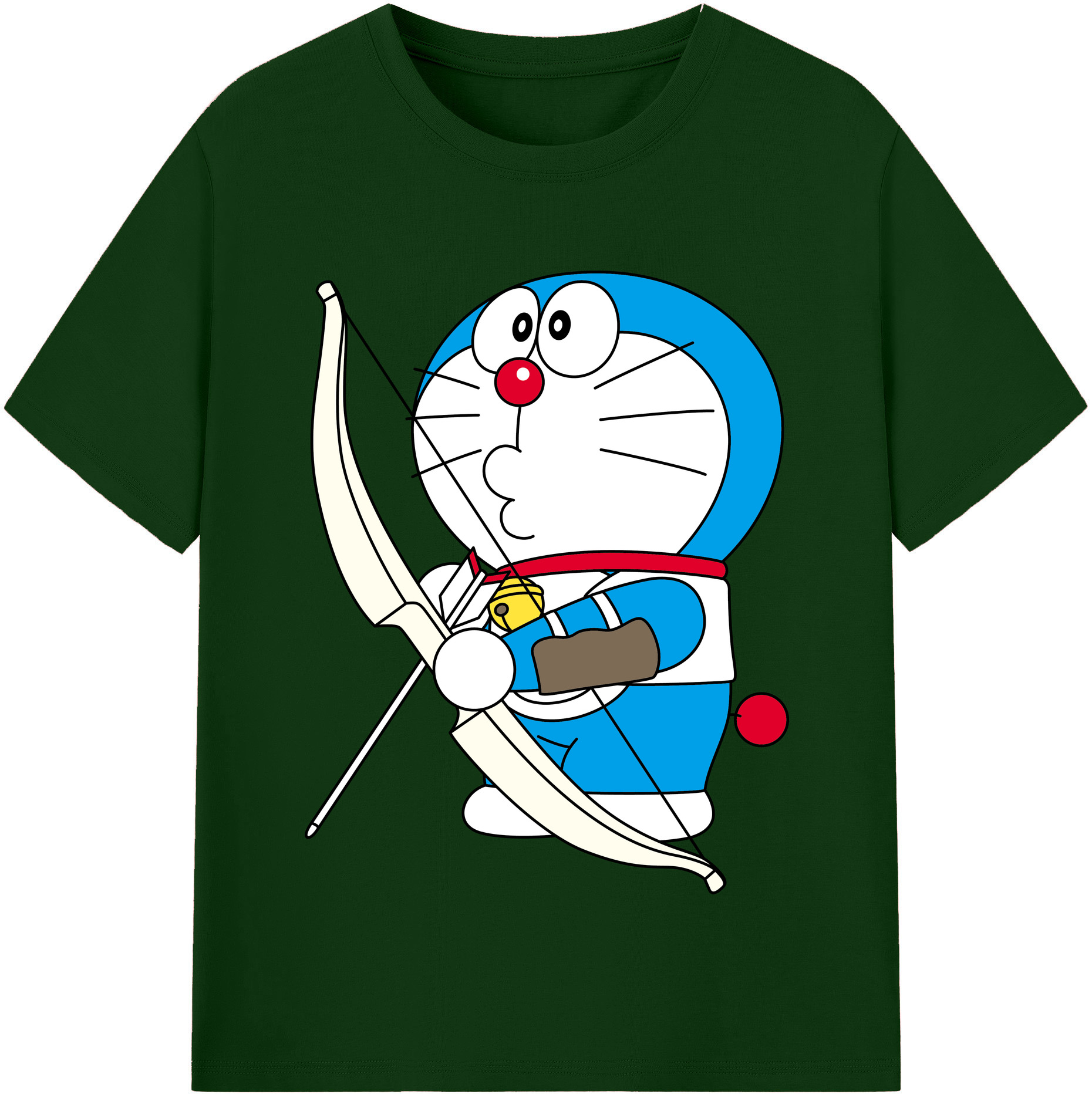 （画像用） ドラえもん Doraemon 綿100％半袖Tシャツ（フロントプリント）